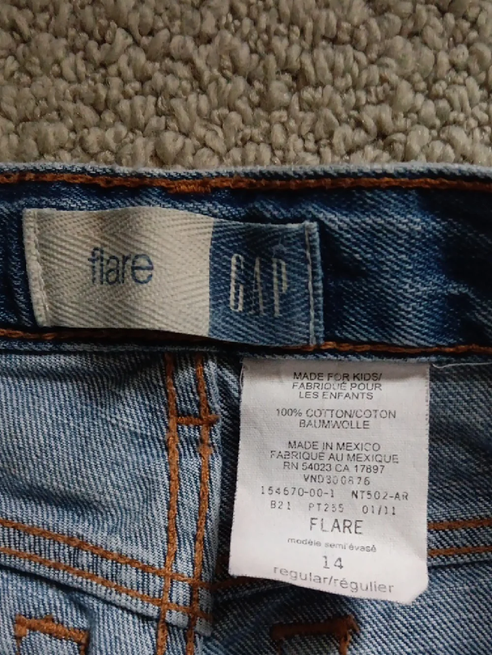 GAP Girls Flare Jeans - 14
